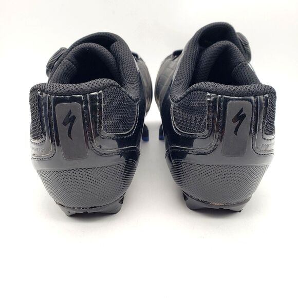 Specialized Comp Rd Cycling Shoes BOA Womens 6.5 39 Black 3 Bolt Shimano Blue - Picture 5 of 10